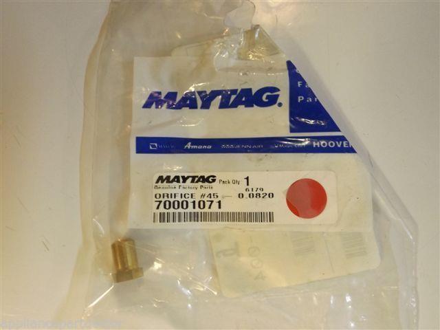 Maytag Dynasty Cooktop 70001071 Orifice No.45 - 0.0820 NEW IN BOX Maytag Dynasty Cooktop 70001071 Orifice No.45 - 0.0820 NEW IN BOX